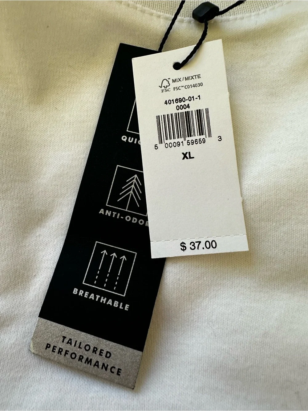 Banana Republic Luxe Touch Performance Pocket T Shirt White XL Men’s NWT